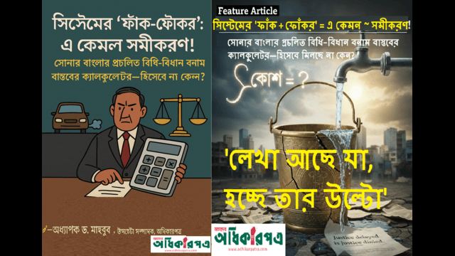 সিস্টেমের 'ফাঁক + ফোঁকর' = `শূণ্য’ —এ কেমন ~ সমীকরণ!